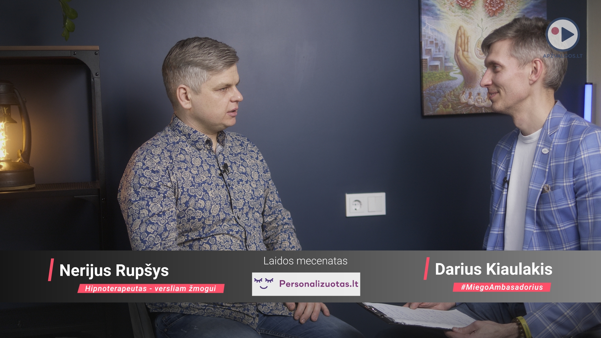 Nerijus Rupšys hipnoterapeutas - versliam žmogui & Darius Kiaulakis | Apzvalgos.lt